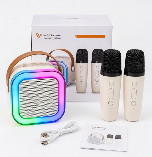 π€β¨ Wireless Karaoke Mic & RGB Speaker Set | Sing Anywhere Party Kit