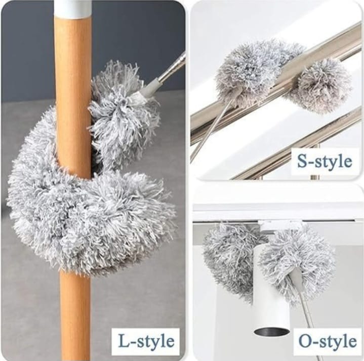360° Flexible Microfiber Ceiling Fan Cleaner with Extendable Handle | Deep Dust Cleaning Tool