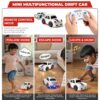 Mini RC Drift Car 🚗 | LED Lights + Wireless Remote Control Toy 🎮