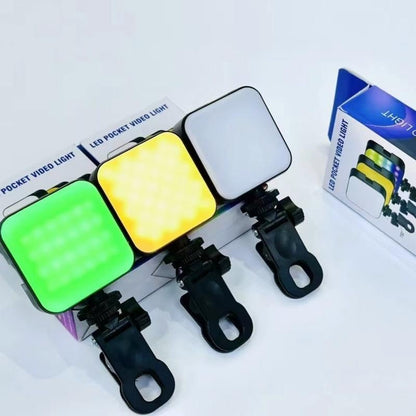 💡✨ Portable LED Video Light Clip | Mobile, Laptop & Camera Light