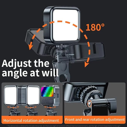 💡✨ Portable LED Video Light Clip | Mobile, Laptop & Camera Light