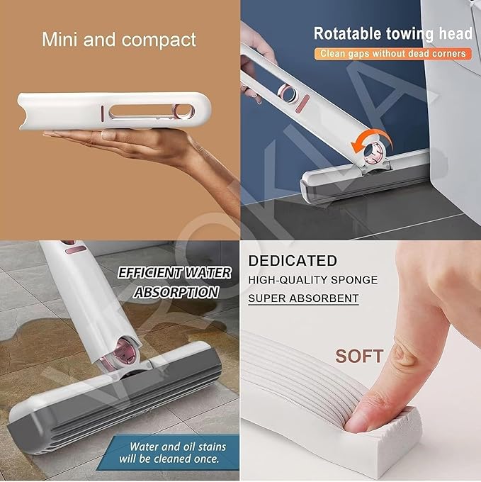 🪟 2-in-1 Window Cleaning Squeegee