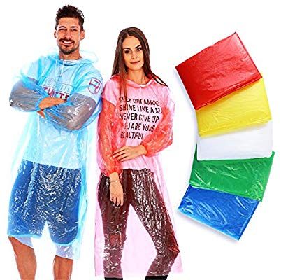 Portable Waterproof Rain Poncho – Emergency Raincoat with Hood ☔🌧️