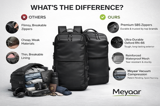 Anti-Theft Waterproof Travel Backpack – Smart Vacuum Compression Laptop Bag 🎒🔥