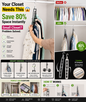 🧥 Closet Space Saver Hanger | 5-in-1 Magic Clothes Organizer