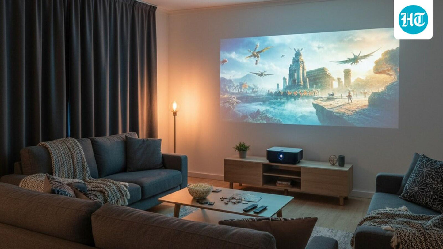 👉 Portable Smart Mini Projector – HD Home Theater | 1080p Support, WiFi & Compact Design 🎬✨