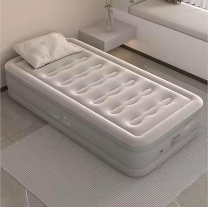 Premium Inflatable Air Mattress with Built-in Pump | Portable Single Bed for Home, Travel & Camping 🛏️✨