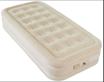 Premium Inflatable Air Mattress with Built-in Pump | Portable Single Bed for Home, Travel & Camping 🛏️✨