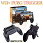 W11+ PUBG Mobile Trigger Game Controller | 4 Finger Grip | Mobile Gaming Handle with L1 R1 Shoot Buttons