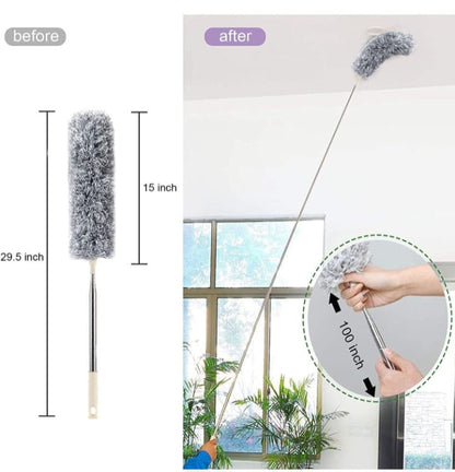 360° Flexible Microfiber Ceiling Fan Cleaner with Extendable Handle | Deep Dust Cleaning Tool