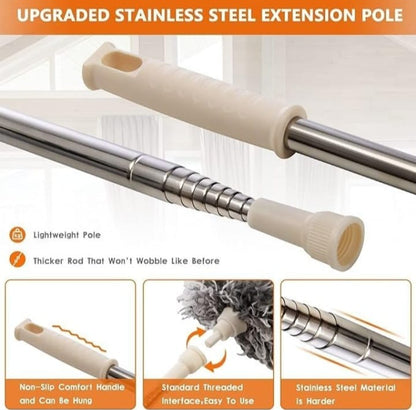 360° Flexible Microfiber Ceiling Fan Cleaner with Extendable Handle | Deep Dust Cleaning Tool
