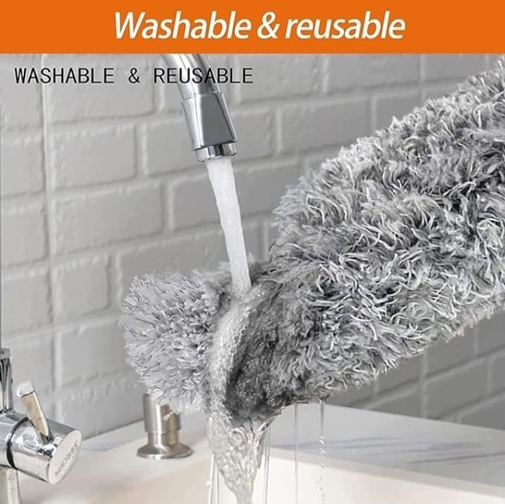 360° Flexible Microfiber Ceiling Fan Cleaner with Extendable Handle | Deep Dust Cleaning Tool