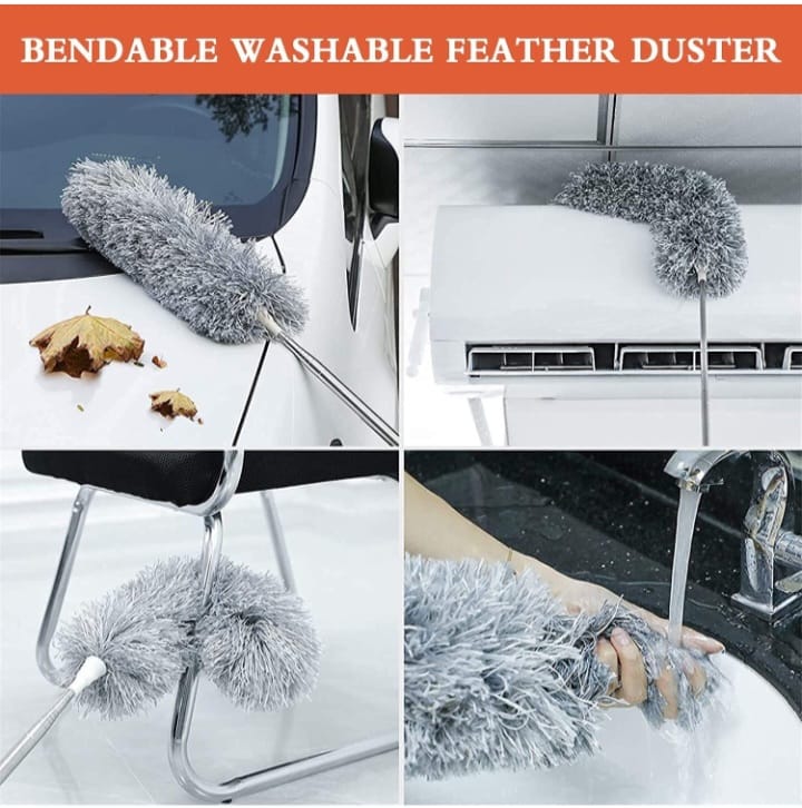 360° Flexible Microfiber Ceiling Fan Cleaner with Extendable Handle | Deep Dust Cleaning Tool