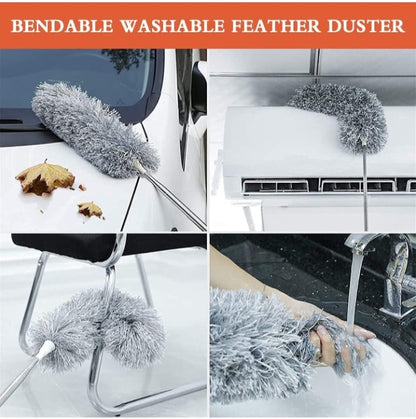 360° Flexible Microfiber Ceiling Fan Cleaner with Extendable Handle | Deep Dust Cleaning Tool