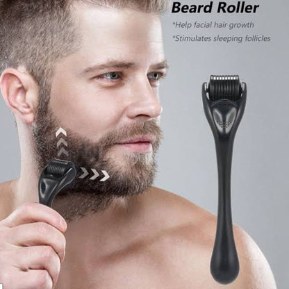 ✨ 540 Needle Derma Roller – Skin Glow & Hair Growth Tool 💆‍♂️Titanium needles use⬆️🧑