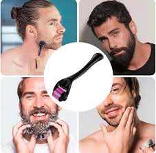 ✨ 540 Needle Derma Roller – Skin Glow & Hair Growth Tool 💆‍♂️Titanium needles use⬆️🧑
