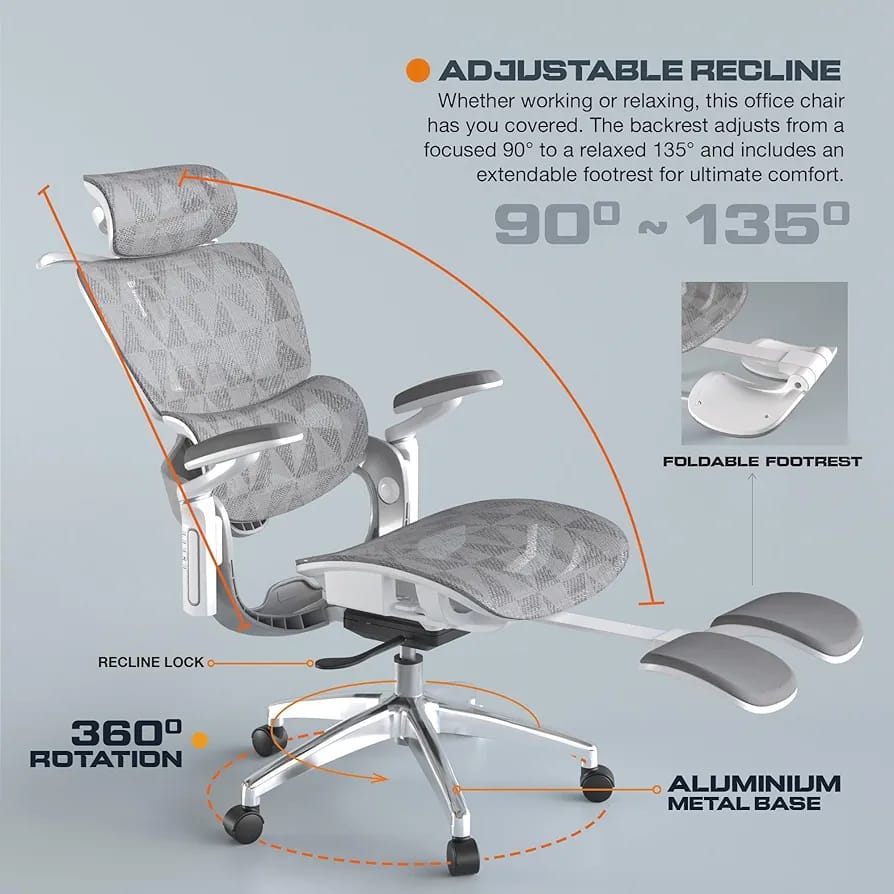 👉 360° Rotating Home Essential Chair – Ergonomic Comfort | Smooth Swivel & Space-Saving Design 🪑✨