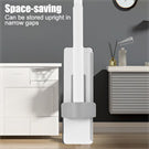 Flat Mop Microfiber Floor Mop Self Wringing, 360° Rotatable, 2 Washable Heads, Hardwood, Laminate, Tile Floor Cleaning