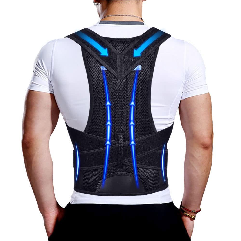 Posture Corrector Belt 🧍‍♂️✨ | Back Support Straightener | Pain Relief Shoulder Brace