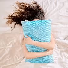 )  👉 Cooling Honeycomb Gel Pillow – Orthopedic Neck Support | Pain Relief & Breathable Sleep Cushion 😴❄️