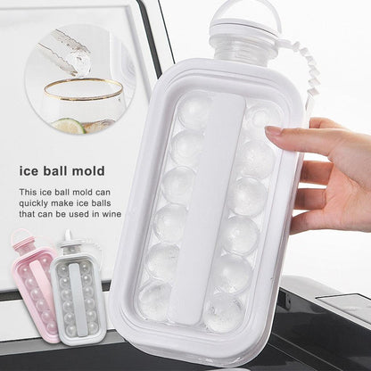 Ice Ball Maker Bottle – Instant Round Ice Cube Maker with Storage 🧊💧