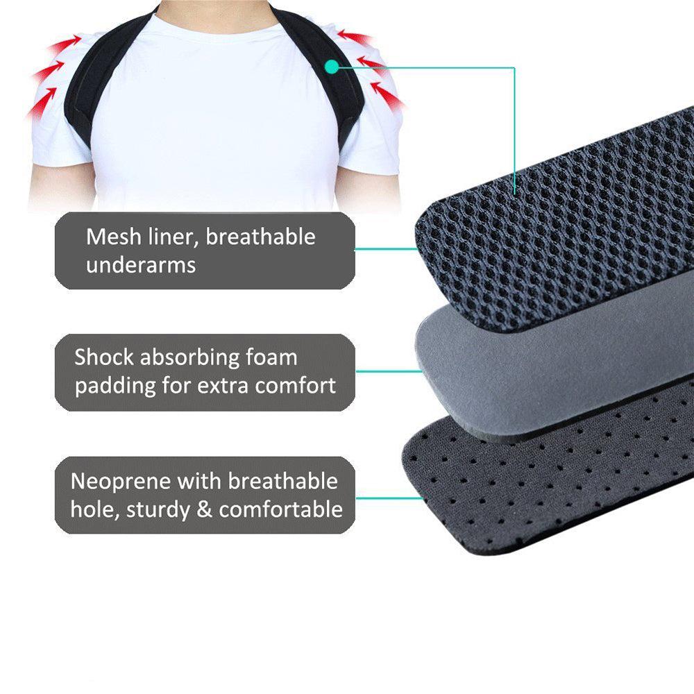 Posture Corrector Belt 🧍‍♂️✨ | Back Support Straightener | Pain Relief Shoulder Brace