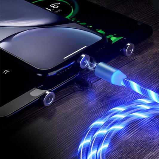 Magnetic Charging Cable ⚡🔌 | 3-in-1 Fast Charging Cable | 360° Rotating Multi Pin Charger