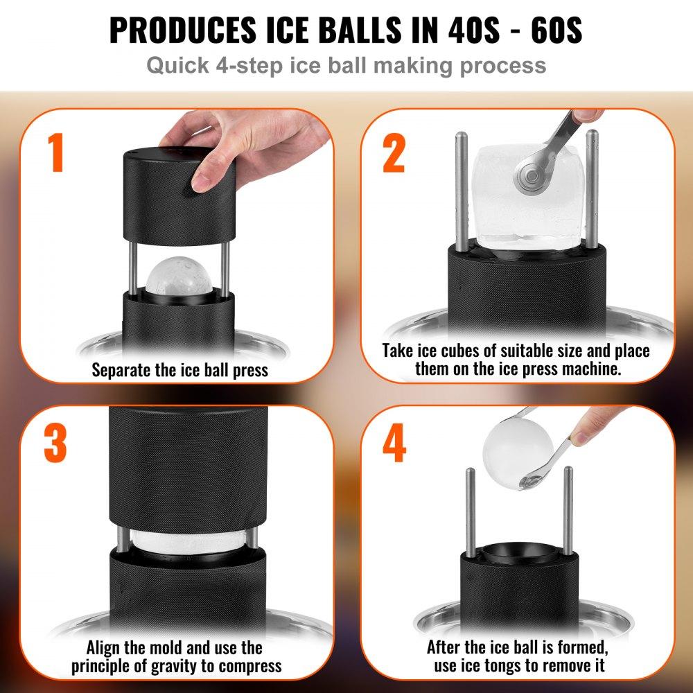Ice Ball Maker Bottle – Instant Round Ice Cube Maker with Storage 🧊💧