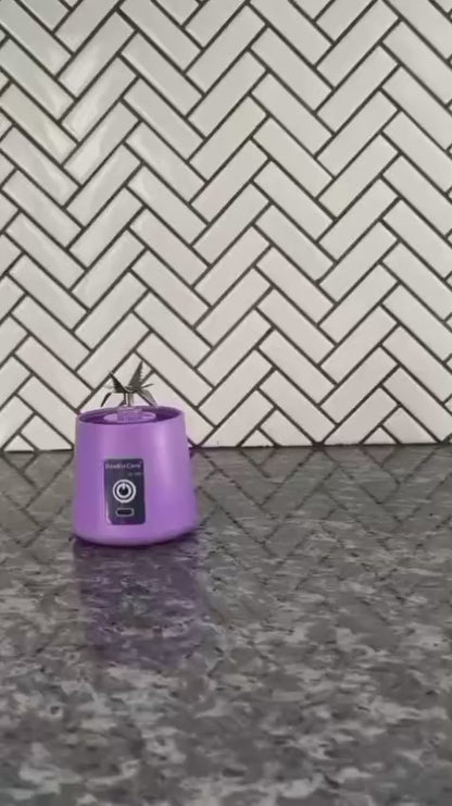 Portable USB Juicer Blender 🥤💜 | Mini Smoothie Maker for Travel & Gym