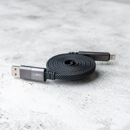 Magnetic Charging Cable ⚡🔌 | 3-in-1 Fast Charging Cable | 360° Rotating Multi Pin Charger